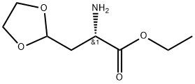 Ethyl (αS)-α-amino-1,3-dioxolane-2-propanoate Structure