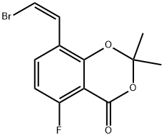 (Z)-8-(2-bromovinyl)-5-fluoro-2,2-dimethyl-4H-benzo[d][1,3]dioxin-4-one Structure