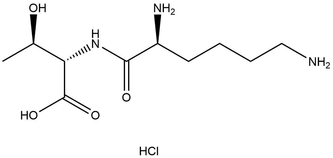 L-Threonine, L-lysyl- Structure