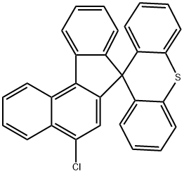 5-Chlorospiro[7H-benzo[c]fluorene-7,9′-[9H]thioxanthene] Structure