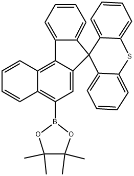 5-(4,4,5,5-Tetramethyl-1,3,2-dioxaborolan-2-yl)spiro[7H-benzo[c]fluorene-7,9′-[9H]thioxanthene] Structure