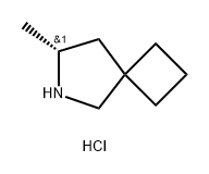 6-Azaspiro[3.4]octane, 7-methyl-, hydrochloride (1:1), (7R)- 구조식 이미지