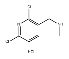 1H-Pyrrolo[3,4-c]pyridine, 4,6-dichloro-2,3-dihydro-, hydrochloride (1:1) Structure