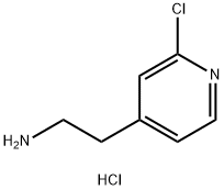 4-Pyridineethanamine, 2-chloro-, hydrochloride (1:2) 구조식 이미지