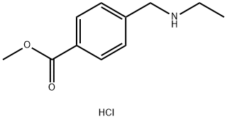 4-Ethylaminomethyl-benzoic acid methyl ester hydrochloride 구조식 이미지