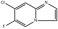 7-chloro-6-fluoroimidazo[1,2-a]pyridine Structure