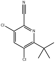 6-(tert-Butyl)-3,5-dichloropicolinonitrile Structure