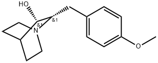 (2S,3S)-2-[(4-Methoxyphenyl)methyl]-1-azabicyclo[2.2.2]octan-3-ol Structure