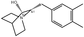 (2S,3S)-2-[(3,4-Dimethylphenyl)methyl]-1-azabicyclo[2.2.2]octan-3-ol Structure