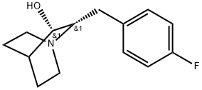 (2S,3S)-2-[(4-Fluorophenyl)methyl]-1-azabicyclo[2.2.2]octan-3-ol Structure