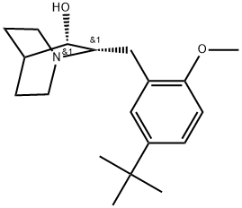 (2S,3S)-2-[[5-(1,1-Dimethylethyl)-2-methoxyphenyl]methyl]-1-azabicyclo[2.2.2]oct… Structure