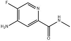 4-Amino-5-fluoro-N-methylpicolinamide 구조식 이미지
