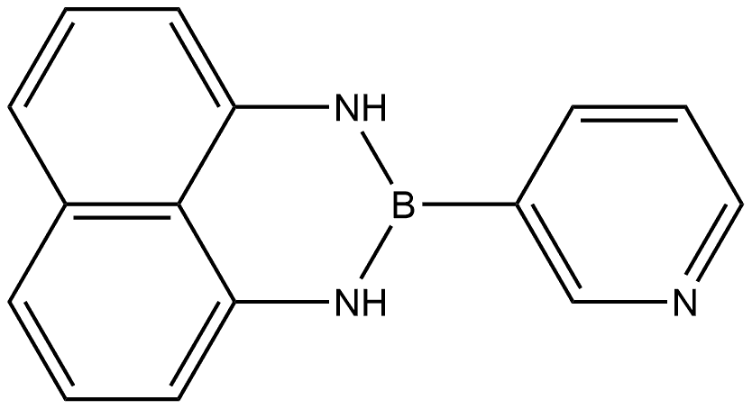 2- ( pyridin - 3 - yl ) -2,3 - dihydro - 1H
naphtho [ 1,8de ] [ 1,3,2 ] diazaborini
ne 구조식 이미지