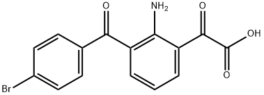 Benzeneacetic acid, 2-amino-3-(4-bromobenzoyl)-α-oxo- 구조식 이미지