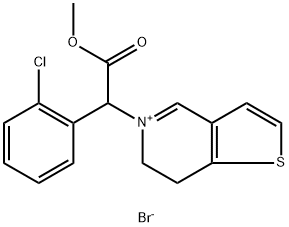 Clopidogrel bisulfate impurity P 구조식 이미지