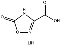 1,2,4-Oxadiazole-3-carboxylic acid, 2,5-dihydro-5-oxo-, lithium salt (1:1) Structure