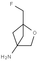 1-(Fluoromethyl)-2-oxabicyclo[2.1.1]hexan-4-amine 구조식 이미지