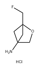 2-Oxabicyclo[2.1.1]hexan-4-amine, 1-(fluoromethyl)-, hydrochloride (1:1) 구조식 이미지