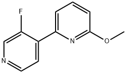 3'-Fluoro-6-methoxy-2,4'-bipyridine Structure