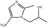 1H-Imidazole-1-ethanol, 5-amino-α,2-dimethyl- Structure