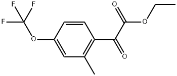 Ethyl 2-methyl-α-oxo-4-(trifluoromethoxy)benzeneacetate Structure