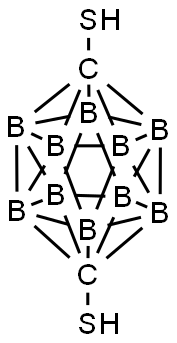 1,12-Dimercapto-p -carborane Structure