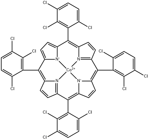 5,10,15,20-Tetrakis(2,3,6-trichlorophenyl)porphyrin Cobalt(II) Structure