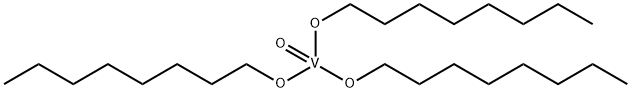 tris(octan-1-olato)oxovanadium Structure