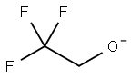 Ethanol, 2,2,2-trifluoro-, ion(1-) Structure
