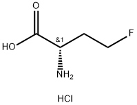 Butanoic acid, 2-amino-4-fluoro-, hydrochloride (1:1), (2S)- 구조식 이미지