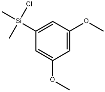 1-(Chlorodimethylsilyl)-3,5-dimethoxybenzene Structure