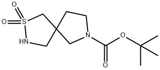 tert-butyl 2-thia-3,7-diazaspiro[4.4]nonane-7-carboxylate 2,2-dioxide Structure