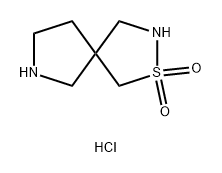 2-thia-3,7-diazaspiro[4.4]nonane2,2-dioxide hydrochloride Structure