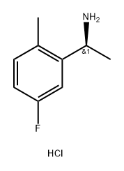 (S)-1-(5-Fluoro-2-methylphenyl)ethanamine hydrochloride Structure