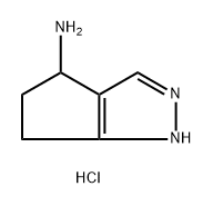 1,4,5,6-tetrahydrocyclopenta[c]pyrazol-4-amine hydrochloride Structure