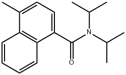 4-Methyl-N,N-bis(1-methylethyl)-1-naphthalenecarboxamide Structure