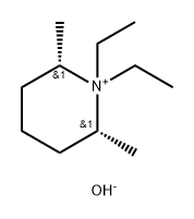 1,1-DIETHYL- CIS-2,6-DIMETHYL PIPERIDINIUM HYDROXIDE AQ. SOLUTION Structure