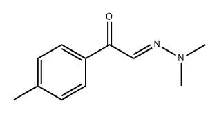 α-(Dimethylhydrazono)-4'-methylacetophenone Structure