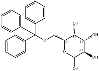 6-O-Trityl-D-galactopyranose Structure