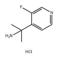 2-(3-fluoropyridin-4-yl)propan-2-amine dihydrochloride 구조식 이미지