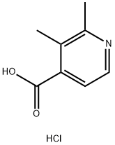 2,3-Dimethylisonicotinic acid hydrochloride Structure