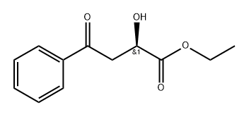 (-)-에틸(R)-2-HYDROXY-4-OXO-4-페닐부 구조식 이미지