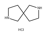 2,7-Diazaspiro[4.4]nonane, hydrochloride (1:1) Structure