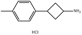 3-(p-tolyl)cyclobutan-1-amine hydrochloride 구조식 이미지