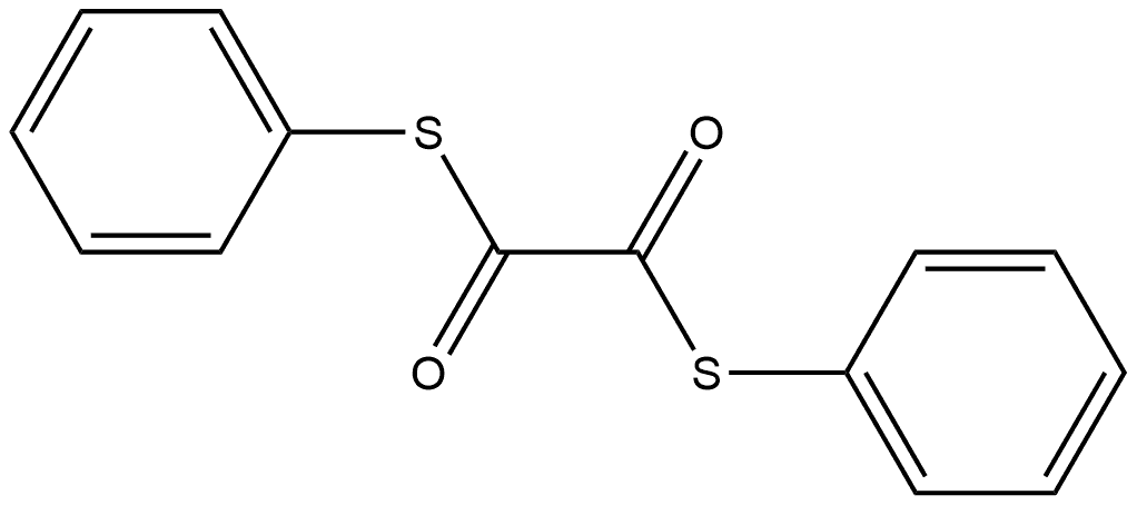 Ethanebis(thioic) acid, S1,S2-diphenyl ester 구조식 이미지