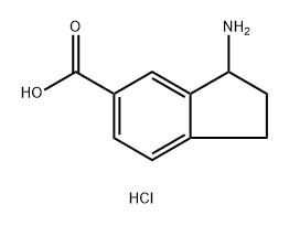 3-aminoindane-5-carboxylic acid hydrochloride Structure