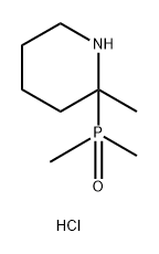 Dimethyl(2-methylpiperidin-2-yl)phosphine oxide hydrochloride Structure