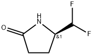 (R)-5-(Difluoromethyl)pyrrolidin-2-one 구조식 이미지