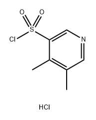 4,5-dimethylpyridine-3-sulfonyl chloride hydrochloride Structure