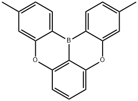 3,11-Dimethyl[1,4]benzoxaborino[2,3,4-kl]phenoxaborin Structure